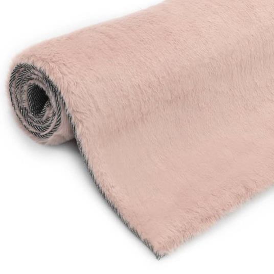 vidaXL Tappeto 120x160 cm Pelliccia di Coniglio Sintetica Rosa Antico -  vidaXL - Casa e Cucina | IBS