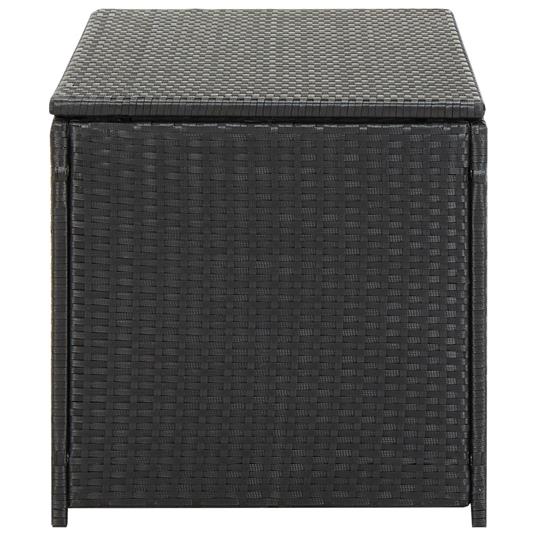 vidaXL Baule da Giardino in Polyrattan 100x50x50 cm Nero - vidaXL - Idee  regalo | IBS