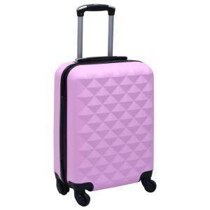 vidaXL Trolley a Custodia Rigida Rosa ABS