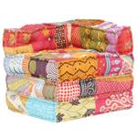 vidaxl Pouf Modulare In Tessuto Patchwork