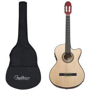 vidaXL Set Chitarra Western 12 pz con Equalizzatore e 6 Corde