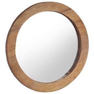 vidaXL Specchio da Parete 60 cm in Legno di Teak Rotondo - vidaXL - Idee  regalo | IBS