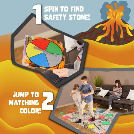 Gioco di Societa' Floor is Lava Gioco Abilita' Per Bambini da