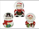 Decoris Boule In Vetro Pz. 1 - 5cm X 7cm Personaggi Natale