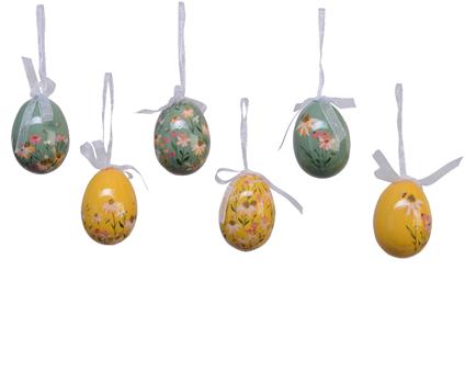 1 Uovo Di Pasqua Colorato Assortito Decorazione Casa