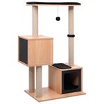 vidaxl Albero Per Gatti Con Tappeto Tiragraffi In Sisal 104 Cm