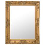 vidaXL Specchio da Parete Stile Barocco 50x60 cm Oro