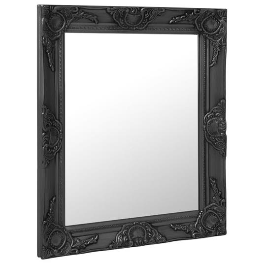 vidaXL Specchio da Parete Stile Barocco 50x60 cm Nero - vidaXL - Idee  regalo | IBS