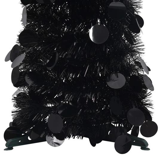 vidaXL Albero di Natale Artificiale Apribile Nero 120 cm PET - vidaXL -  Idee regalo | IBS