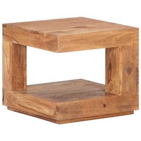 vidaXL Tavolo da Salotto 45x45x40 cm in Legno Massello di Acacia - 3