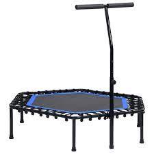 vidaxl Trampolino Da Fitness Con Manico 122 Cm