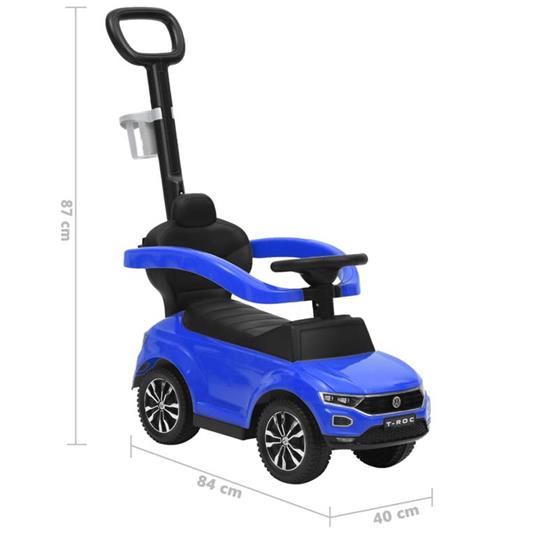 vidaXL Auto per bambini Volkswagen T-Roc Blu - 2