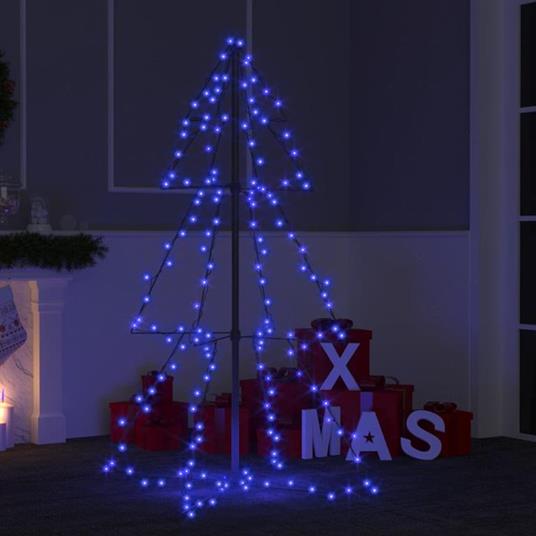 vidaXL Albero di Natale a Cono 160 LED per Interni Esterni 78x120 cm -  vidaXL - Idee regalo | IBS