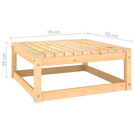 vidaXL Set Divani da Giardino 5 pz con Cuscini Legno Massello di Pino - 2