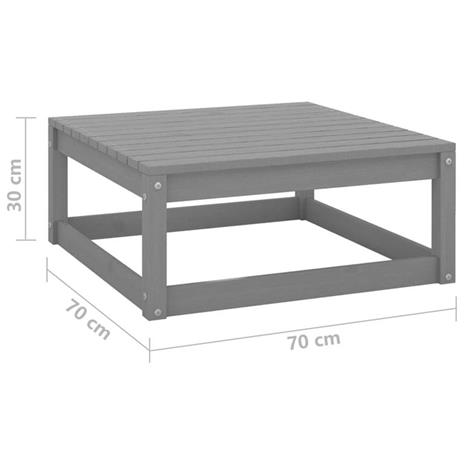 vidaXL Set Divani da Giardino 8 pz con Cuscini Legno Massello di Pino - 2