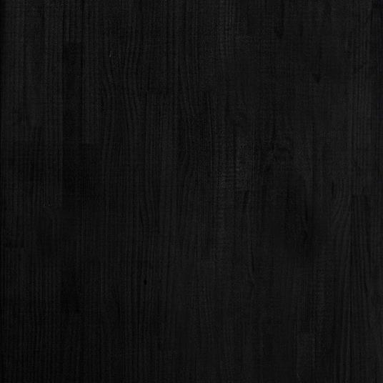 VidaXL Scaffale Nero 60x30x210 cm in Legno Massello di Pino