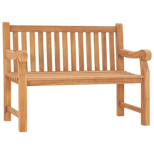 vidaXL Panchina da Giardino 114 cm in Legno Massello di Teak - vidaXL -  Idee regalo