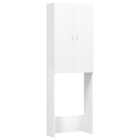 vidaXL Mobile per Lavatrice Bianco 64x25,5x190 cm  - 6