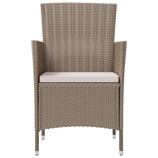 vidaXL Sedie da Giardino con Cuscini 2 pz in Polyrattan Beige - vidaXL -  Idee regalo