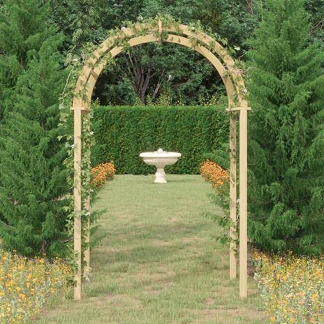 vidaXL Arco da Giardino 141x97x243 cm in Legno di Pino Impregnato - vidaXL  - Idee regalo