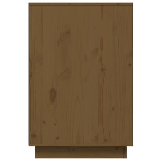 vidaXL Scrivania Miele 140x50x75 cm in Legno Massello di Pino - vidaXL -  Idee regalo