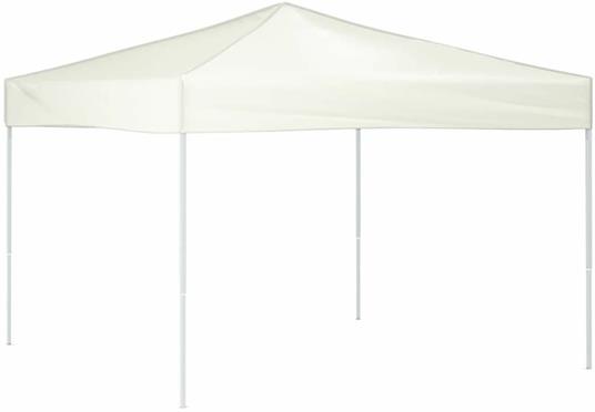 vidaXL Tenda per Feste Pieghevole Crema 3x3 m - 2