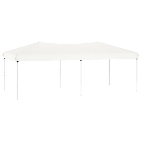 vidaXL Tenda per Feste Pieghevole Bianco 3x6 m - 4