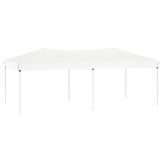 vidaXL Tenda per Feste Pieghevole Bianco 3x6 m - 4