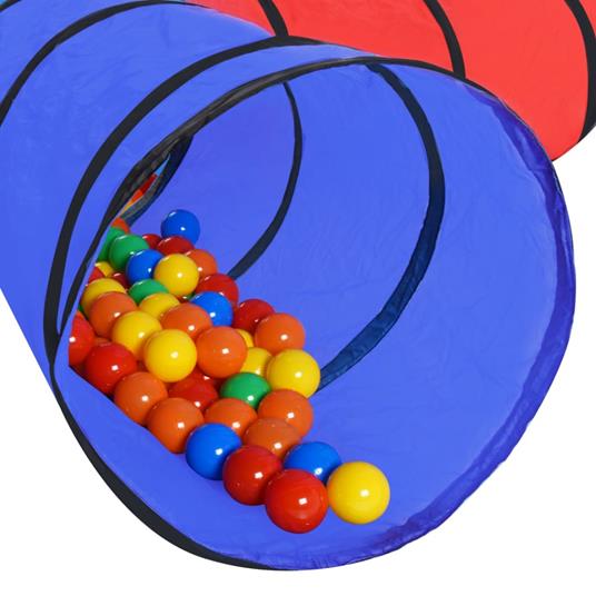 vidaXL Tunnel da Gioco per Bambini con 250 Palline Multicolore - 8