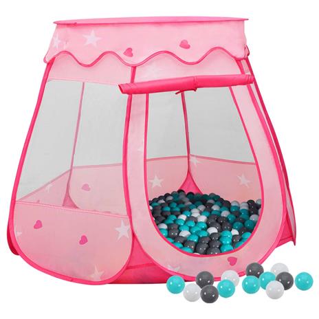 VidaXL Tenda da Gioco per Bambini Blu con 250 Palline 102x102x82 cm