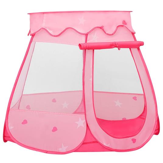 vidaXL Tenda da Gioco per Bambini Rosa con 250 Palline 102x102x82 cm -  vidaXL - Casette - Giocattoli