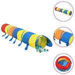 vidaXL Tunnel Gioco Bambini 250 Palline Multicolore 245 cm Poliestere