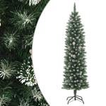 vidaXL Albero di Natale Artificiale Sottile con Base 150 cm PVC