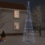 vidaXL Albero di Natale a Cono Bianco Freddo 3000 LED 230x800 cm