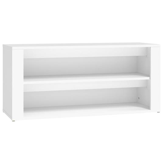 vidaXL Scarpiera Bianca 100x35x45 cm in Legno Multistrato - vidaXL - Idee  regalo