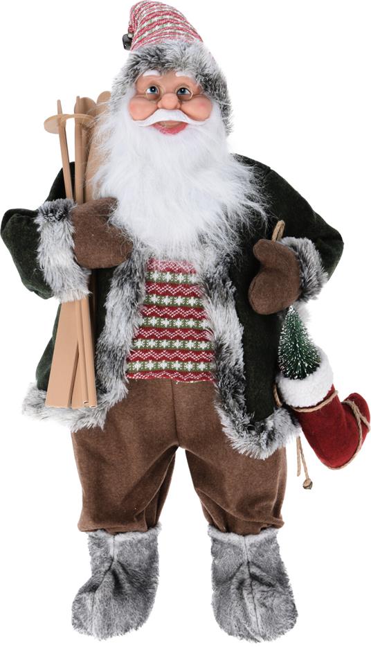 Babbo Natale Con Gli Sci H80Cm Addobbi Di Natale Casa - Peragashop - Idee  regalo | IBS