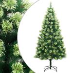 vidaXL Albero di Natale Artificiale Incernierato con Base 120 cm