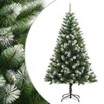 vidaXL Albero Natale Artificiale Incernierato con Neve Fioccata 150 cm