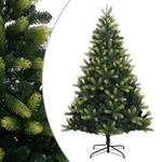 vidaXL Albero di Natale Artificiale Incernierato con Base 210 cm