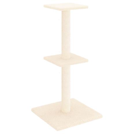 vidaXL Albero per Gatti con Tiragraffi in Sisal Crema 73 cm - 2