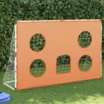 vidaXL Porta Calcio Bambini Tappeto Bersagli e Pallone 182x62x118 cm