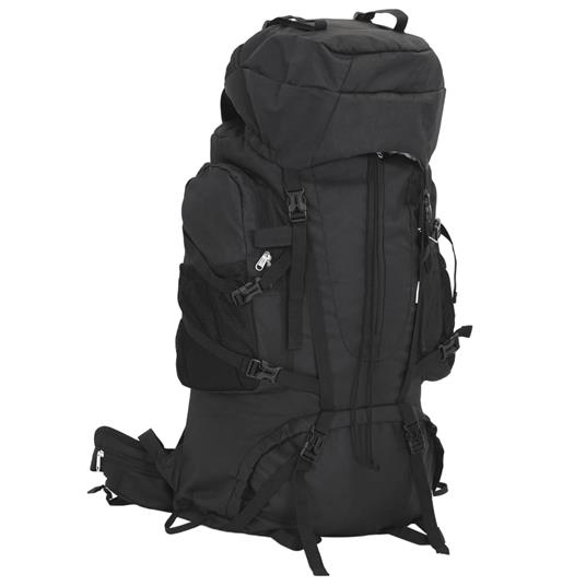 vidaXL Zaino da Trekking Nero 100 L in Tessuto Oxford