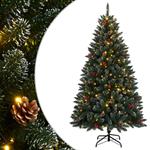 vidaXL Albero Natale Artificiale con 150 LED 150 cm