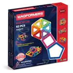 Costruzioni Magnetiche 3D Gioco Calamitato 62 Pezzi Magformers 62 Set