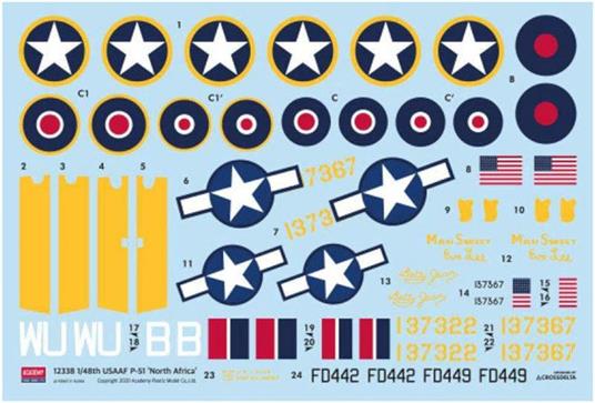 1/48 Usaaf P-51 North Africa (AC12338) - 2