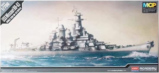 Nave USS Missouri BB-63. Scala 1/700. Academy AC14222 - 4