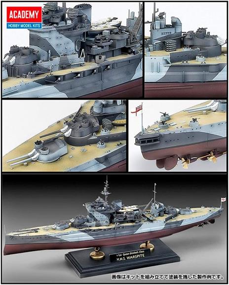 Nave QUEEN ELIZABETH CLASS H.M.S. WARSPITE 1/35 (AC14105) - 2