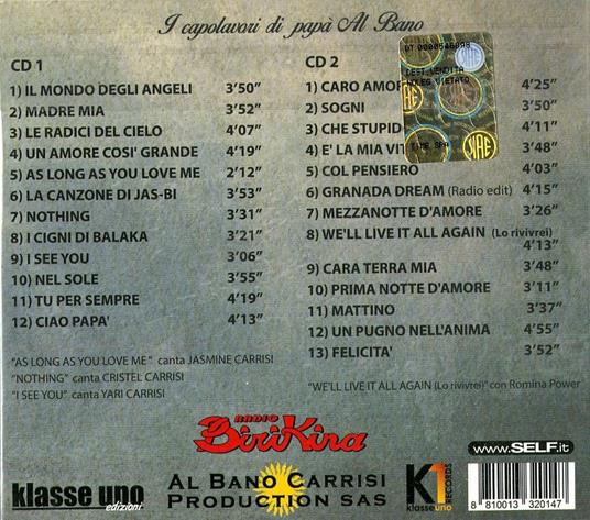 I capolavori di papà Al Bano - Al Bano - CD | IBS