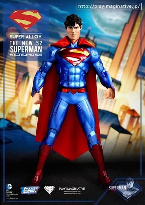 Dc Comics Play Imaginative Super Alloy New 52 Superman1/6 Limited Figure New - 3