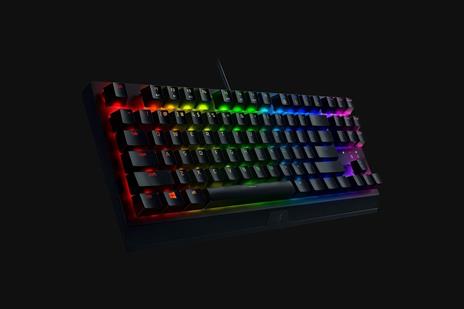 Razer BlackWidow V3 Tenkeyless - Tastiera meccanica compatta con Razer Chroma RGB (Switch Meccanici Gialli Razer, Dotata di Razer Chroma RGB, Opzioni di Cable-Routing) US Layout  Nero - 4